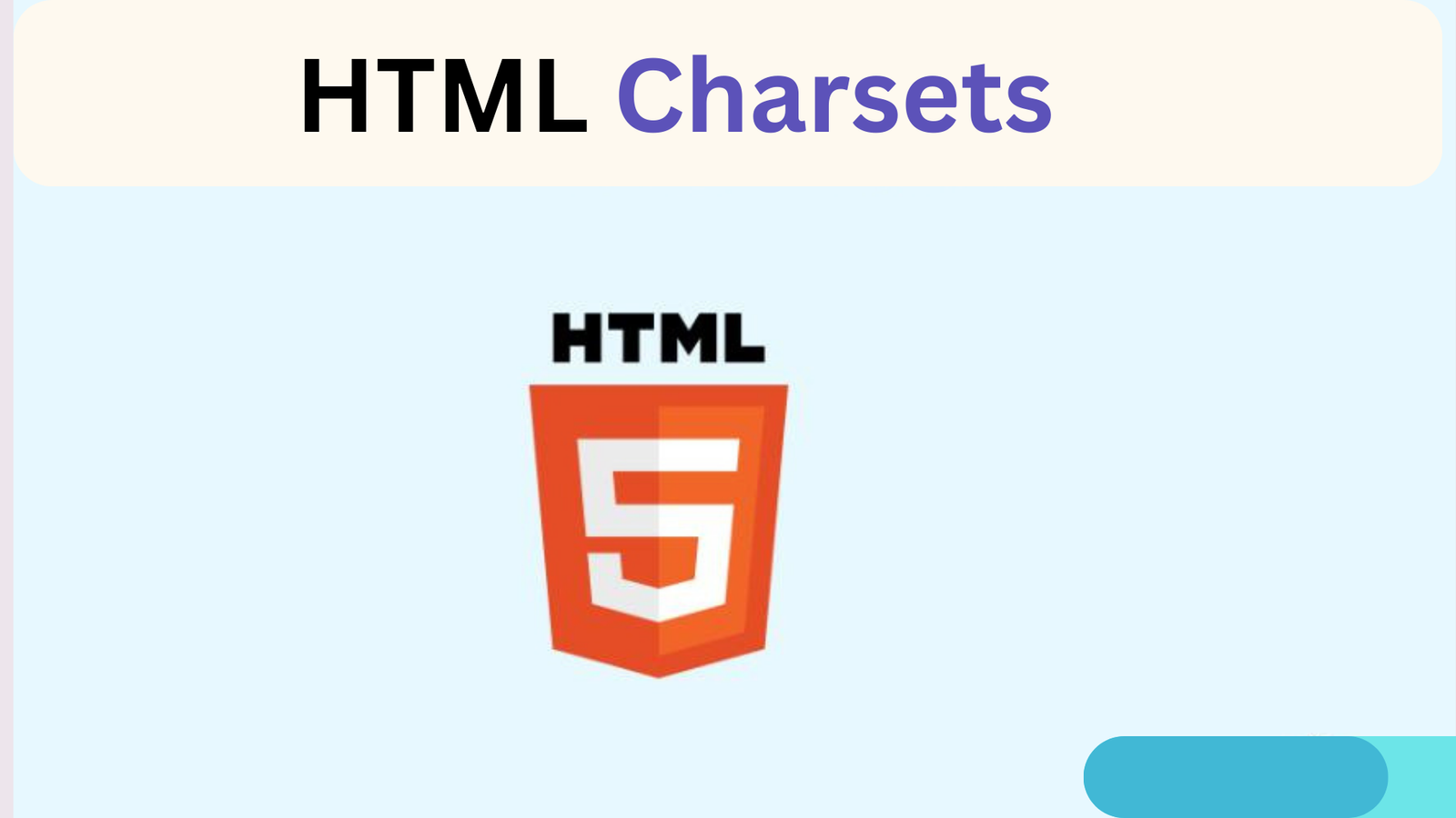 HTML Charsets