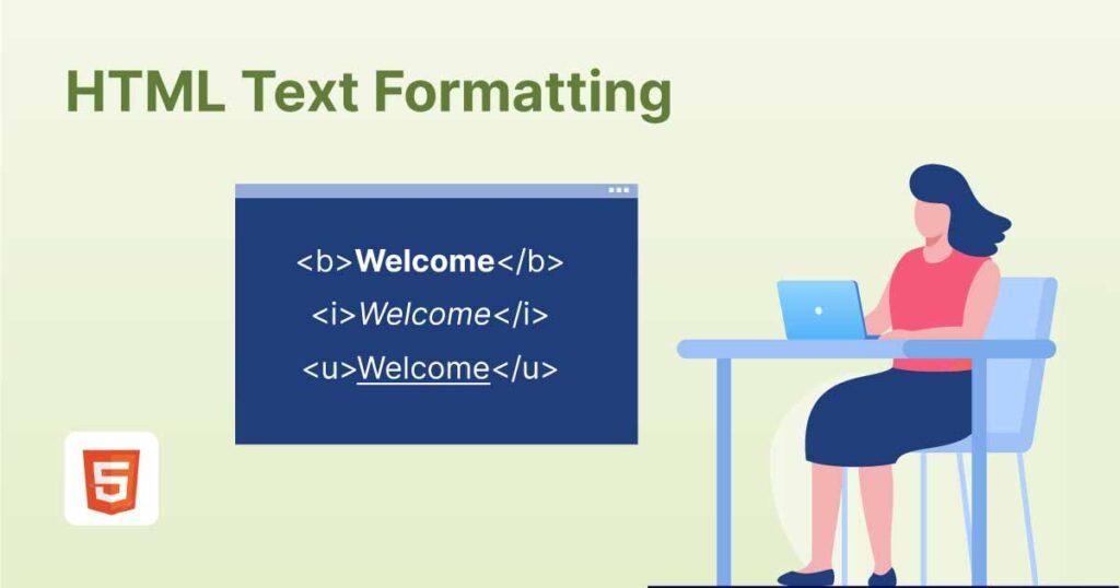 HTML Text Formatting