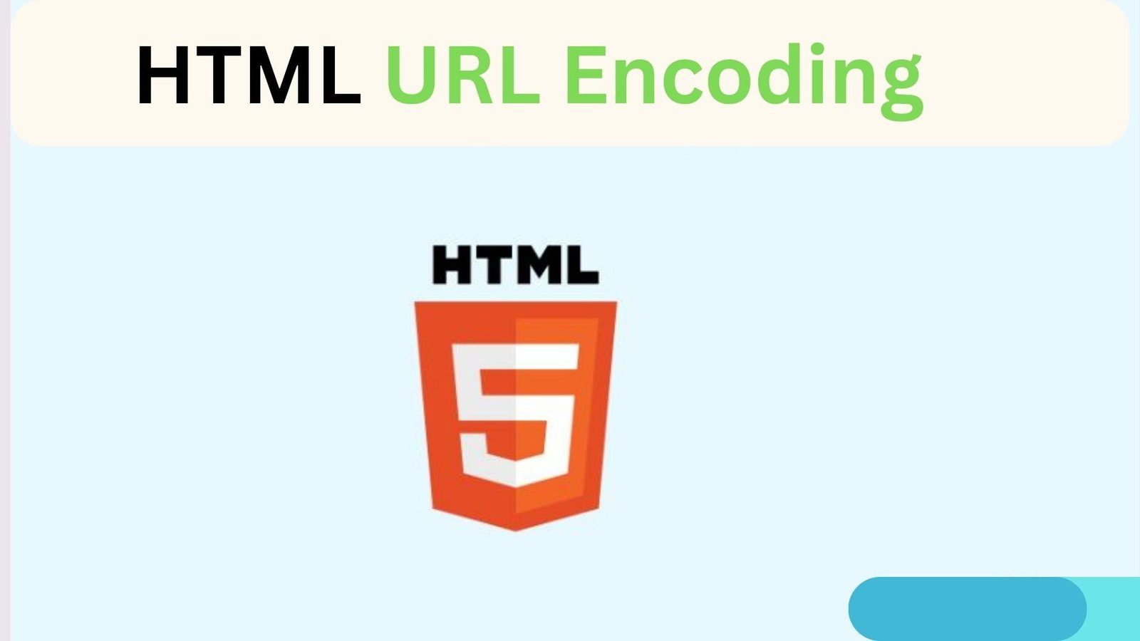 HTML URL encoding