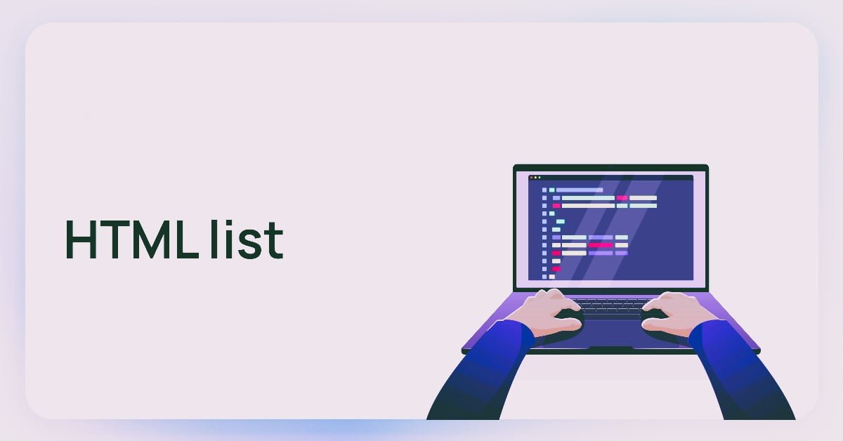 HTML list