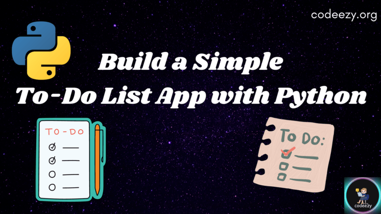 How to Build a Simple To-Do List App with Python